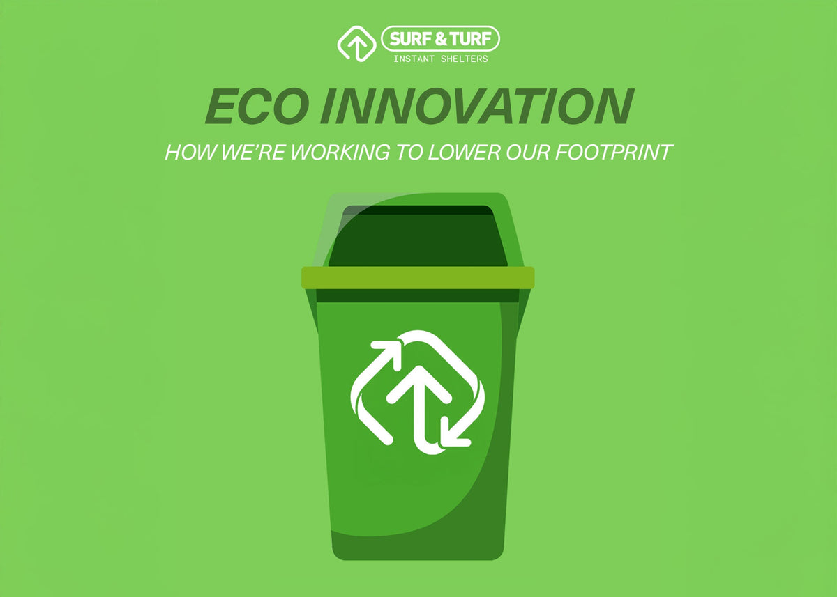 Surf & Turf Instant Shelters Commitment to Eco-Friendly Practices
