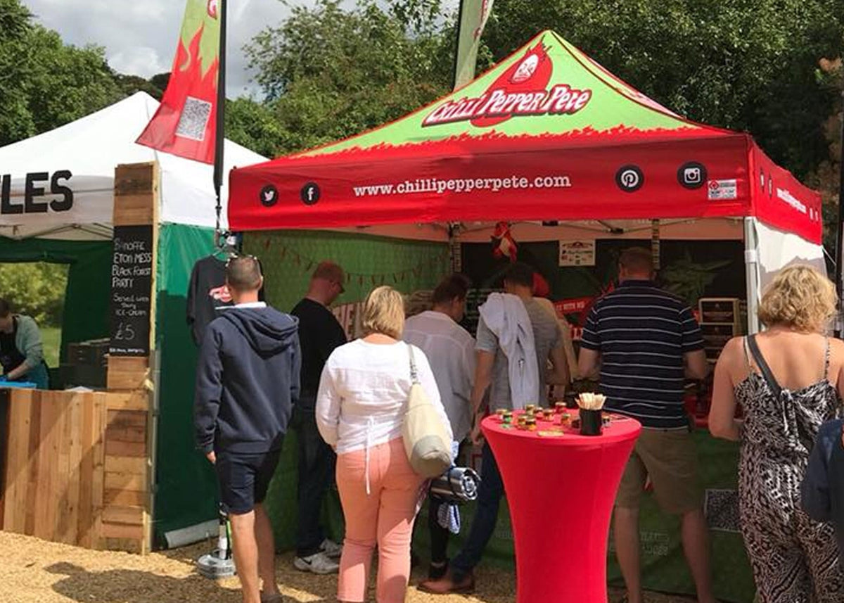 branded pop up gazebo