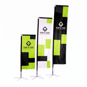Eco-Friendly Custom Printed Portrait Flags