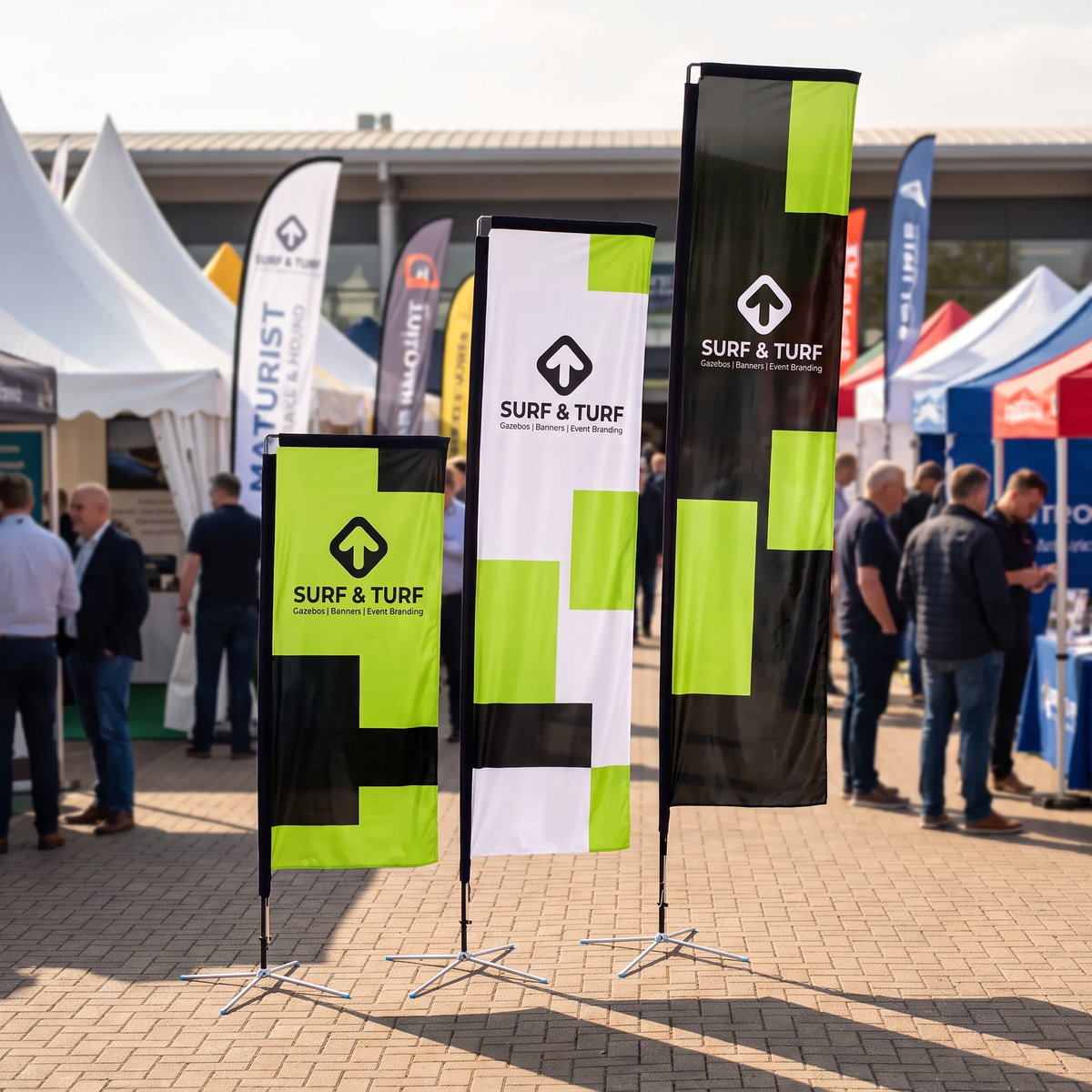 Eco-Friendly Custom Printed Portrait Flags