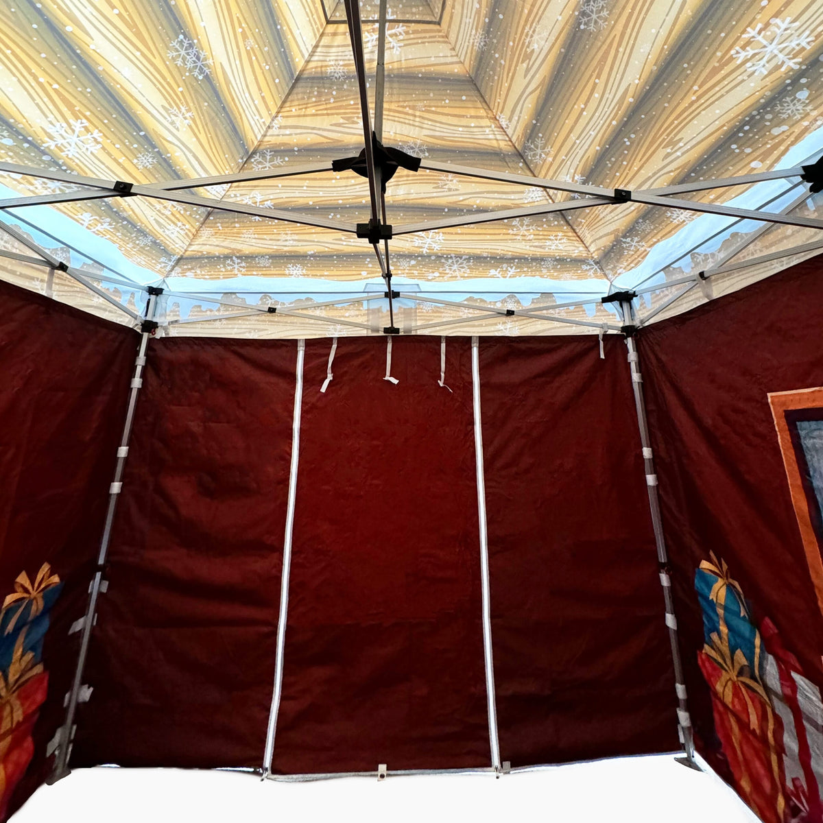 3m x 3m Santas Grotto - Pop Up Gazebo