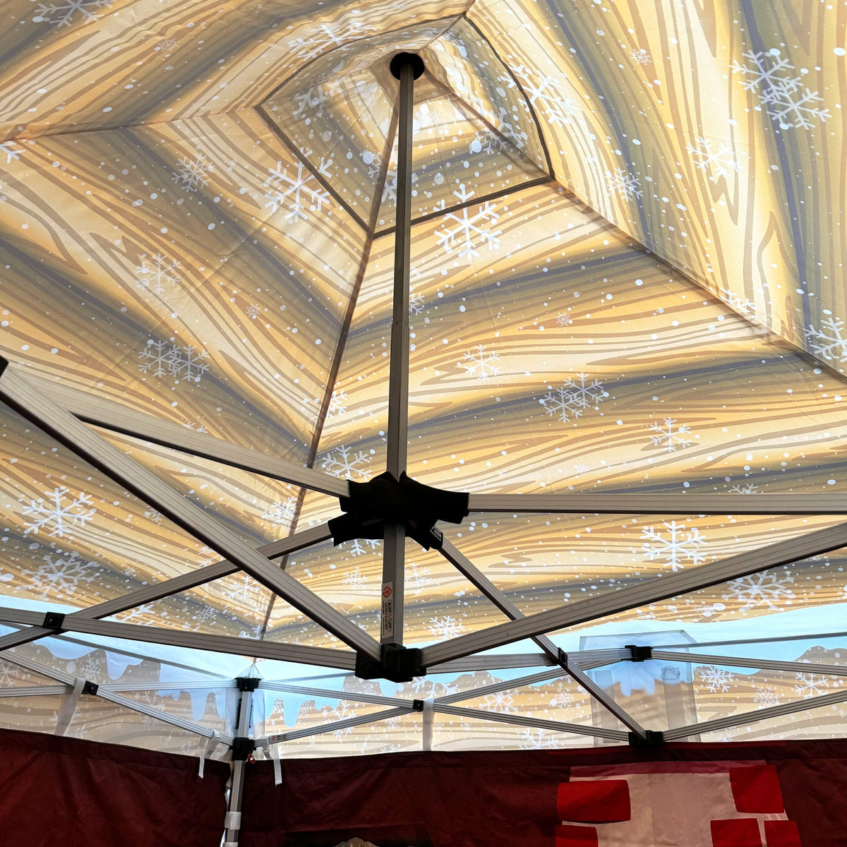 3m x 3m Santas Grotto - Pop Up Gazebo