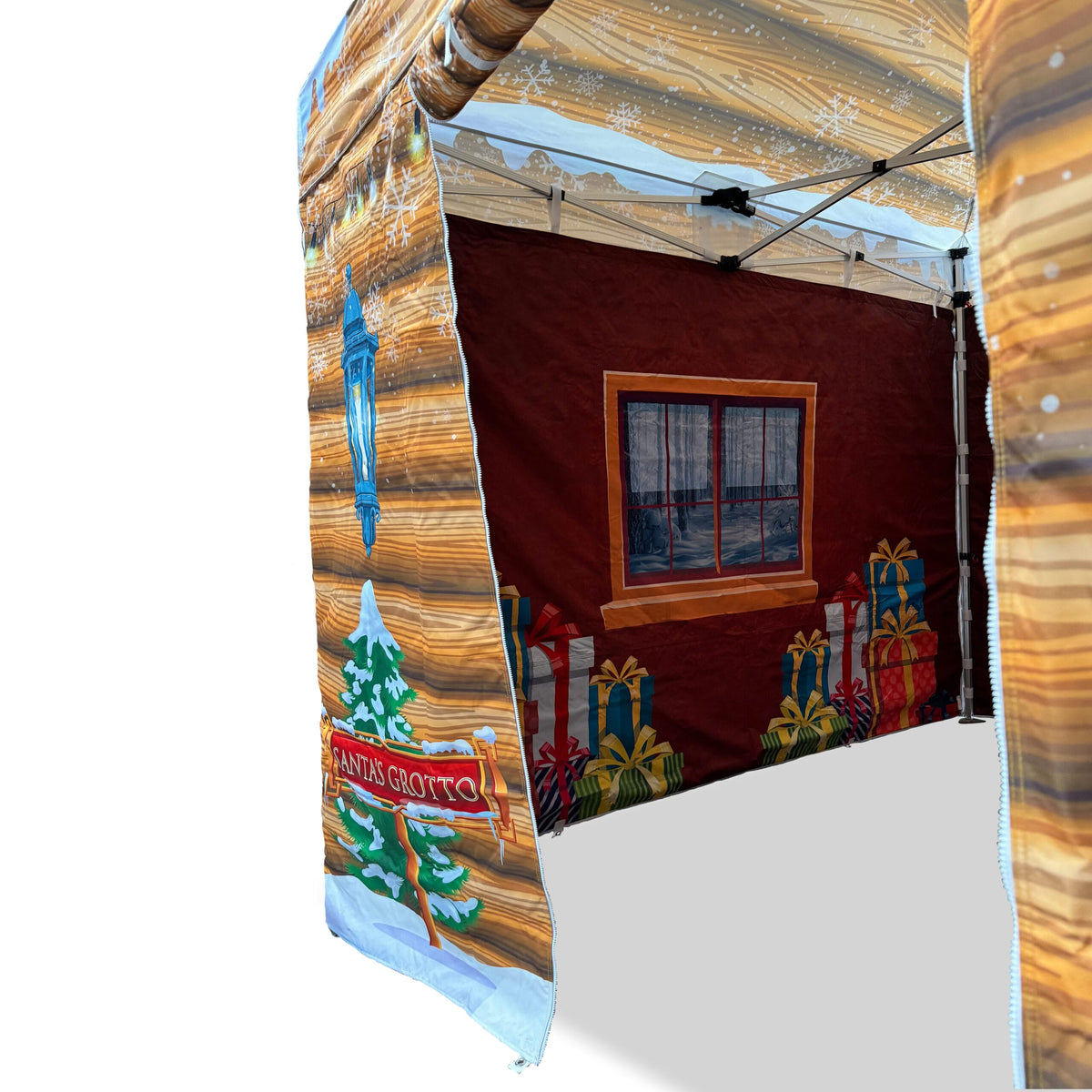 3m x 3m Santas Grotto - Pop Up Gazebo