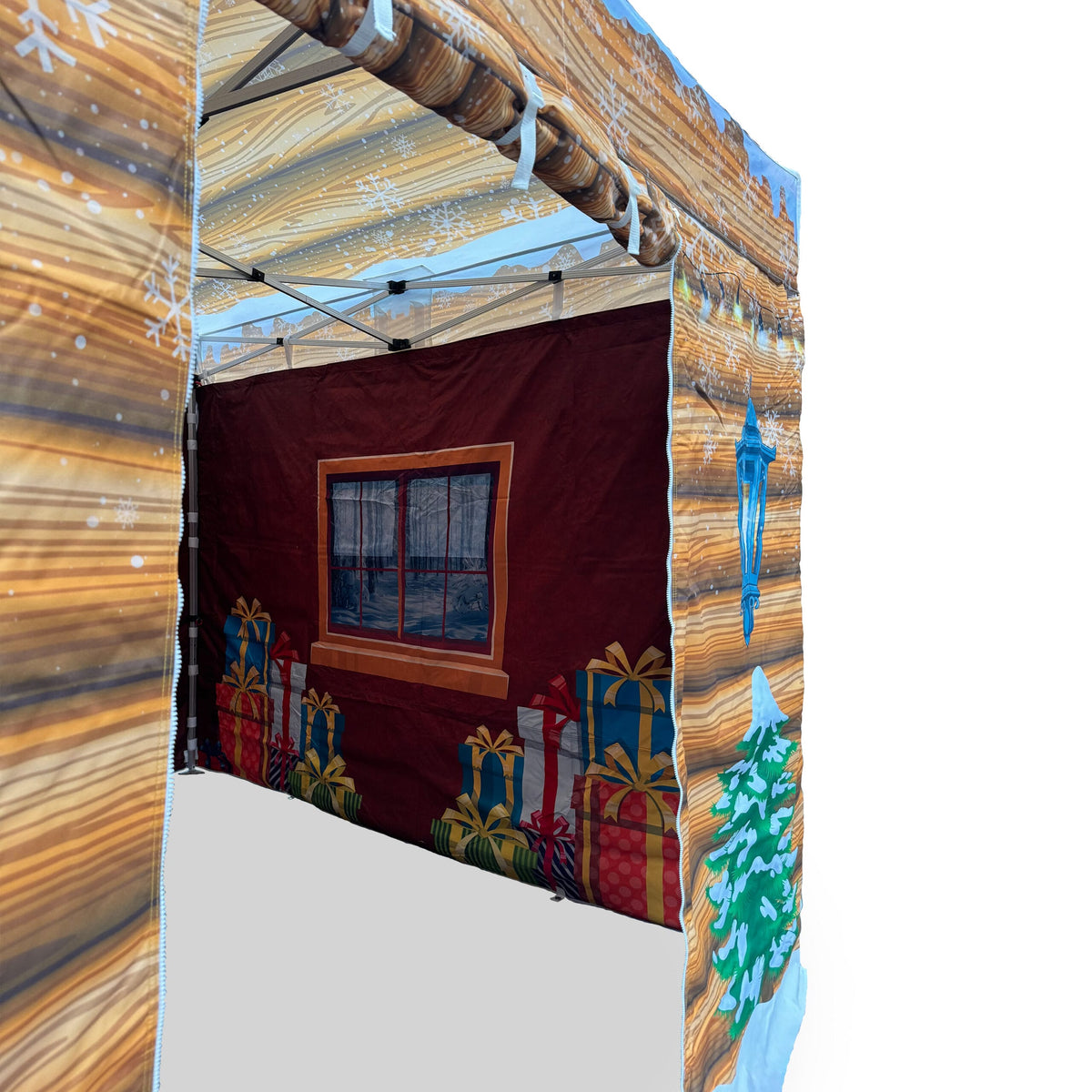 3m x 3m Santas Grotto - Pop Up Gazebo
