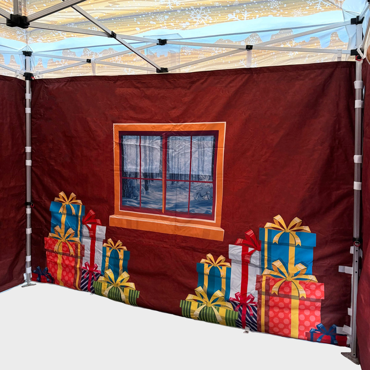 3m x 3m Santas Grotto - Pop Up Gazebo