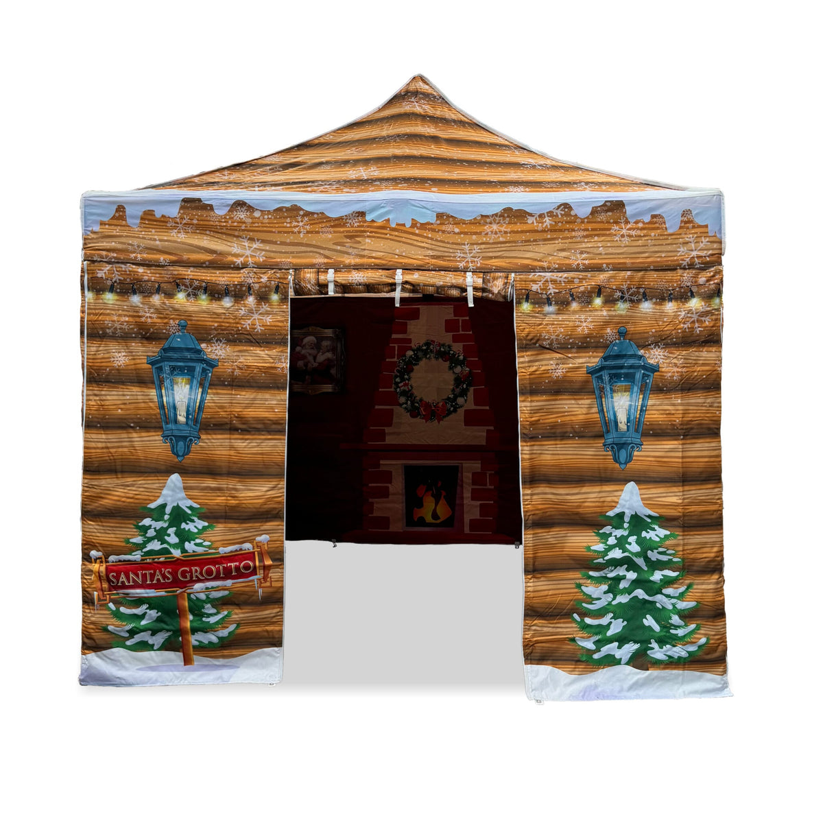 3m x 3m Santas Grotto - Pop Up Gazebo