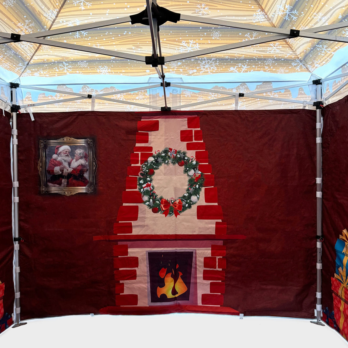 3m x 3m Santas Grotto - Pop Up Gazebo