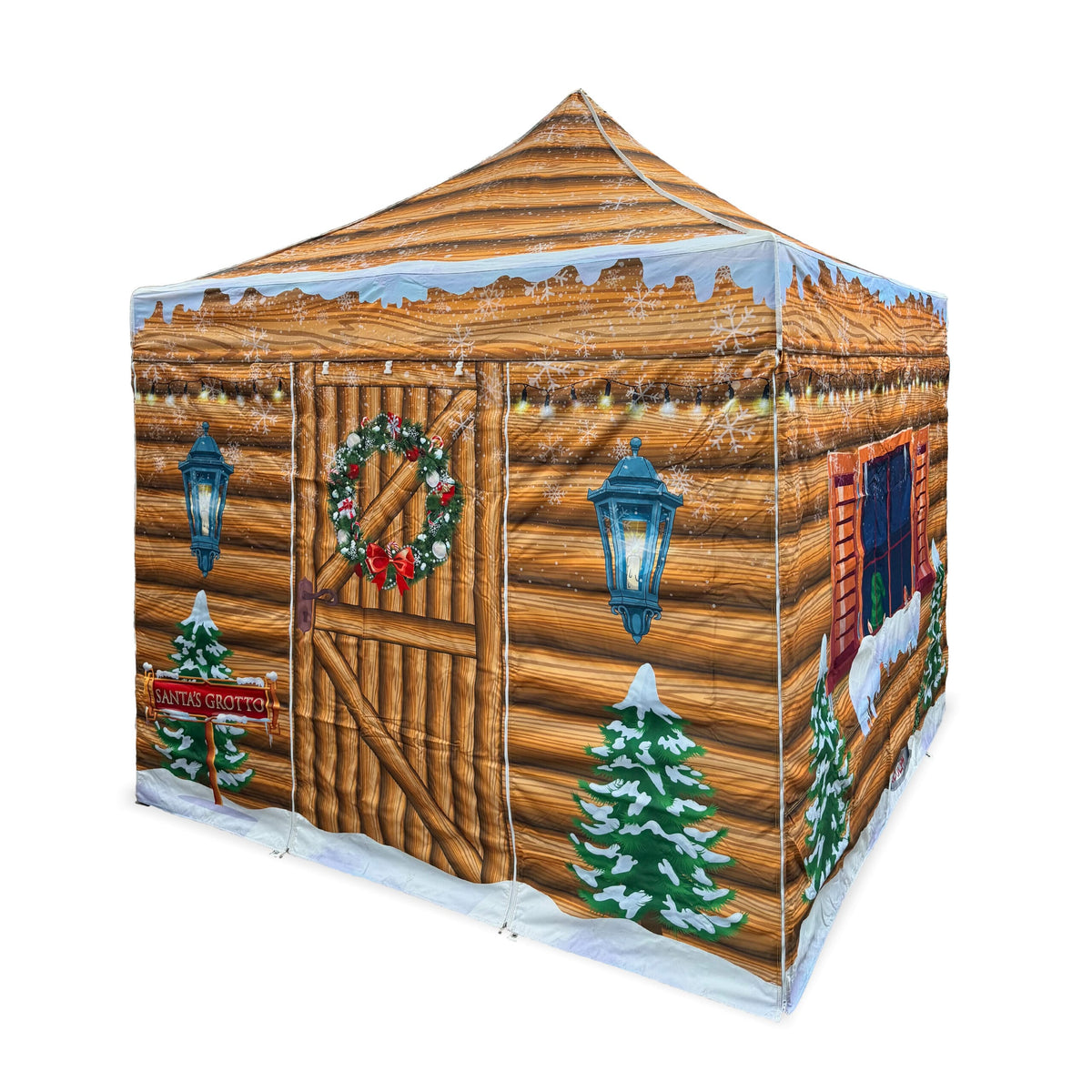 3m x 3m Santas Grotto - Pop Up Gazebo