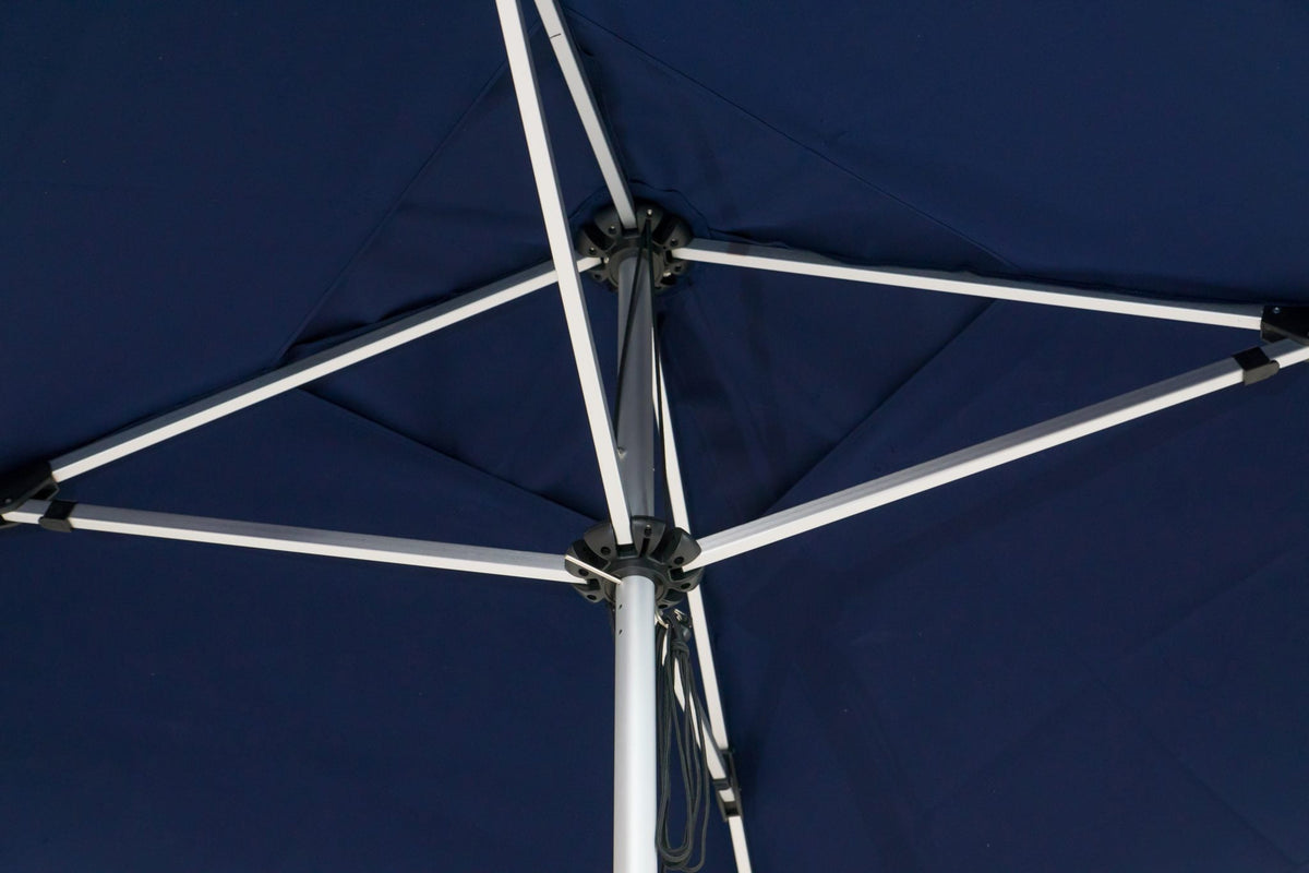 2m Square Bistro Series Parasol — frame