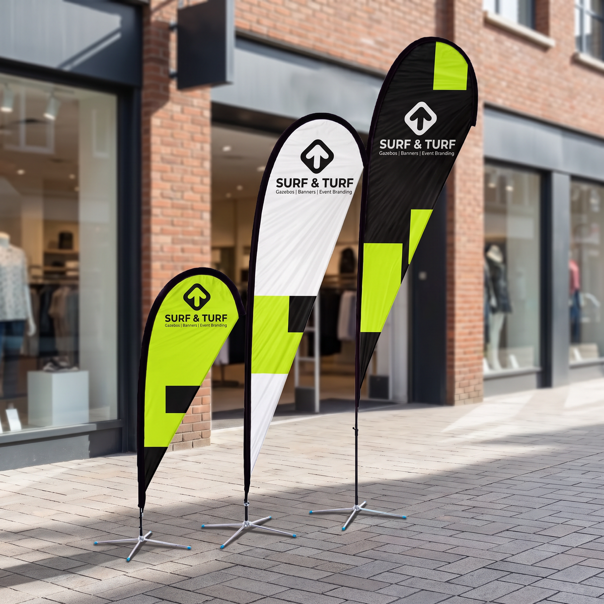 Eco-Friendly Custom Printed Teardrop Flags