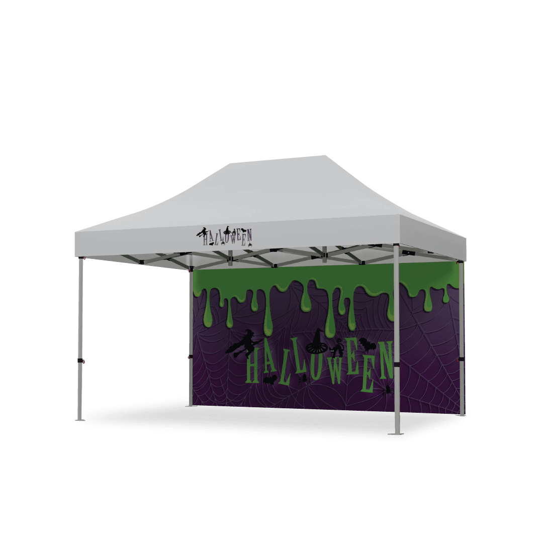 Halloween Gazebo Vinyl &amp; Dye Sub Printed Package