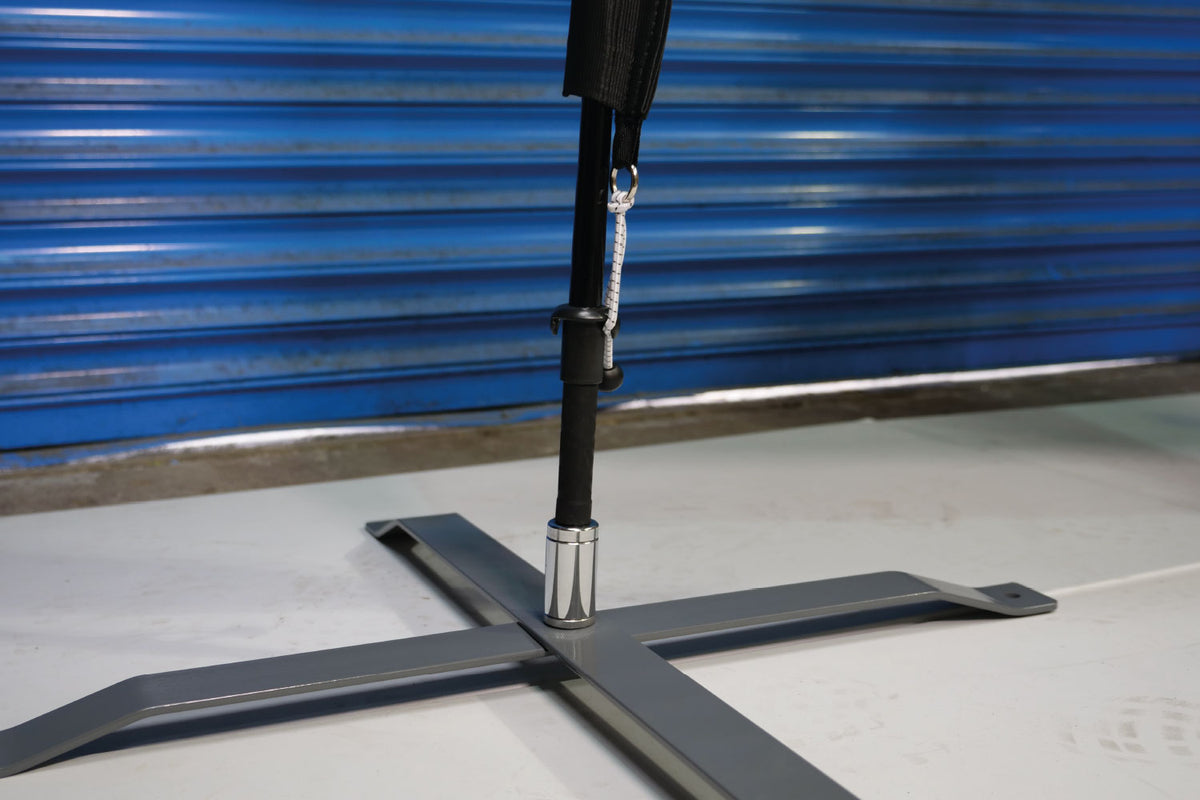 Cross Base with Water Bag Flag Base