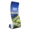Stretch fabric snake stand hero frame