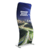 Stretch fabric snake stand hero frame