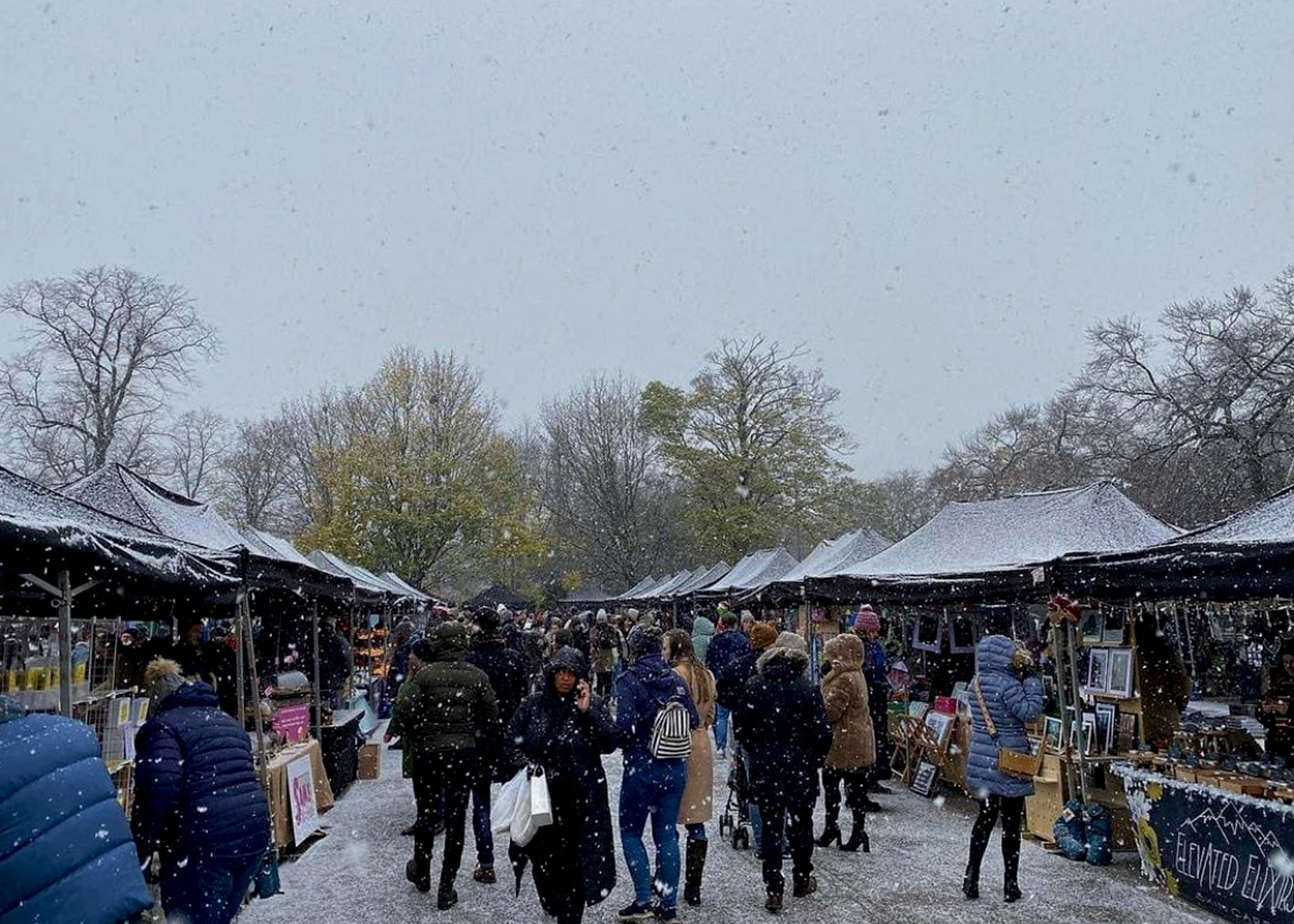 surf & turf gazebos at festive market