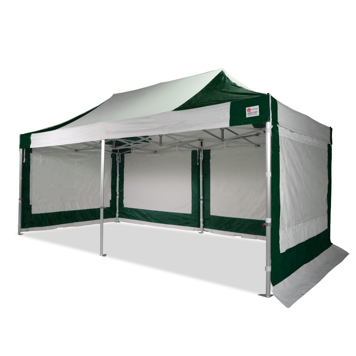 6M-X-3M-CANOPRO-ELITE-WHITE-&-GREEN-WALLS