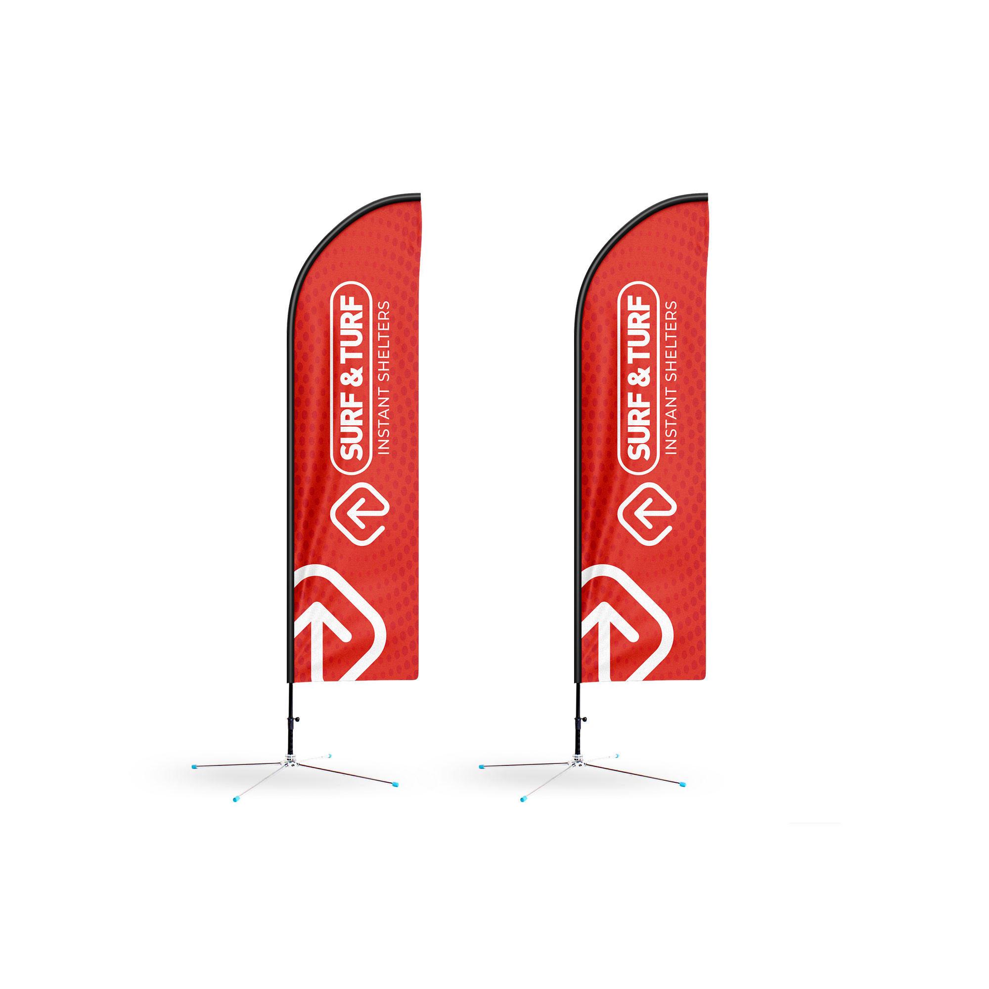 Gazebo-Print-Packages-Double-Sided-Feather-Flags