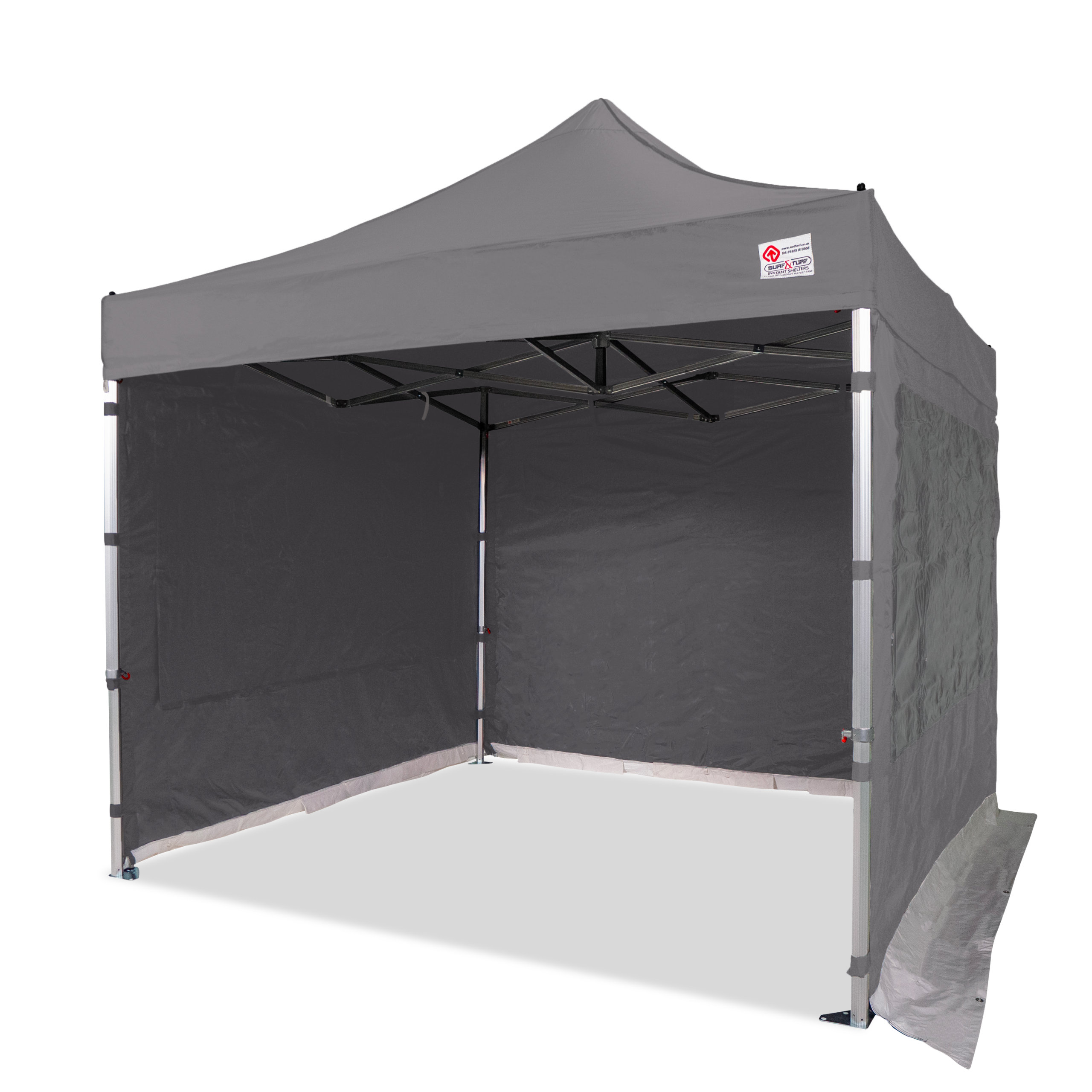 3M X 3M CANOPRO ELITE CHARCOAL WITH WALLS