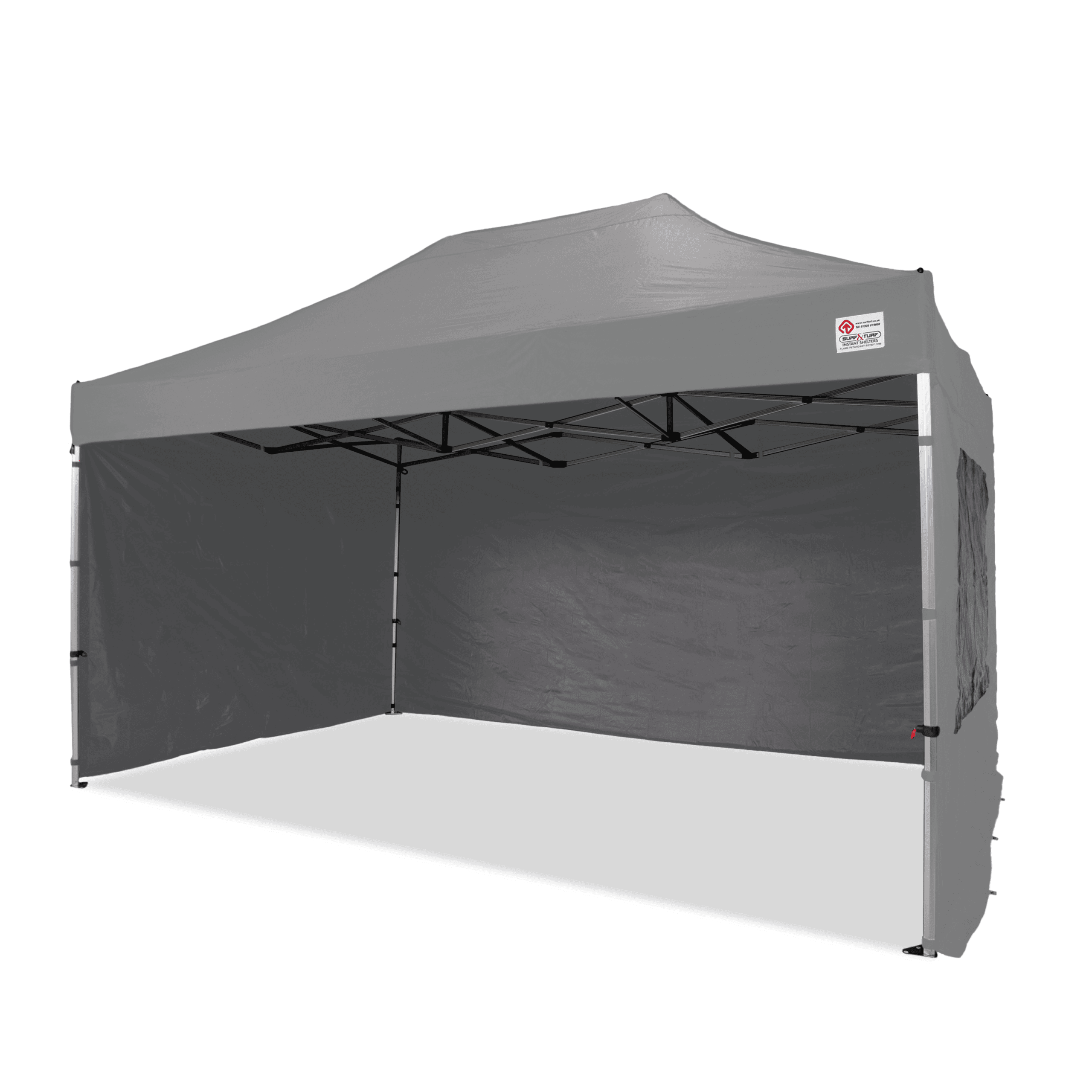 4.5M X 3M CANOPRO LITE CHARCOAL WITH WALLS