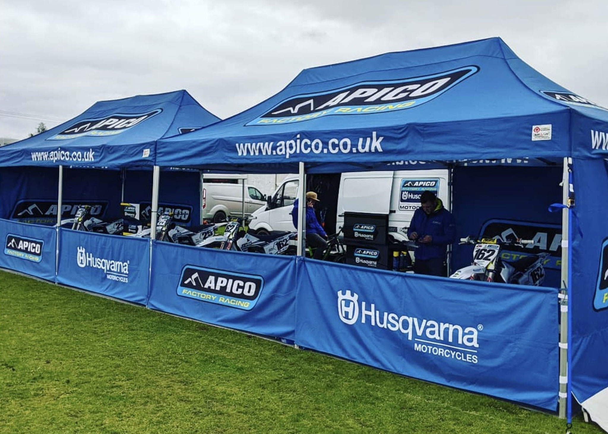 heavy duty motorsport team gazebos